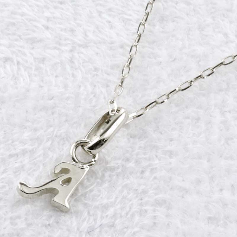 楽天市場】プラチナ イニシャル W プチ ミニ ペンダントトップ