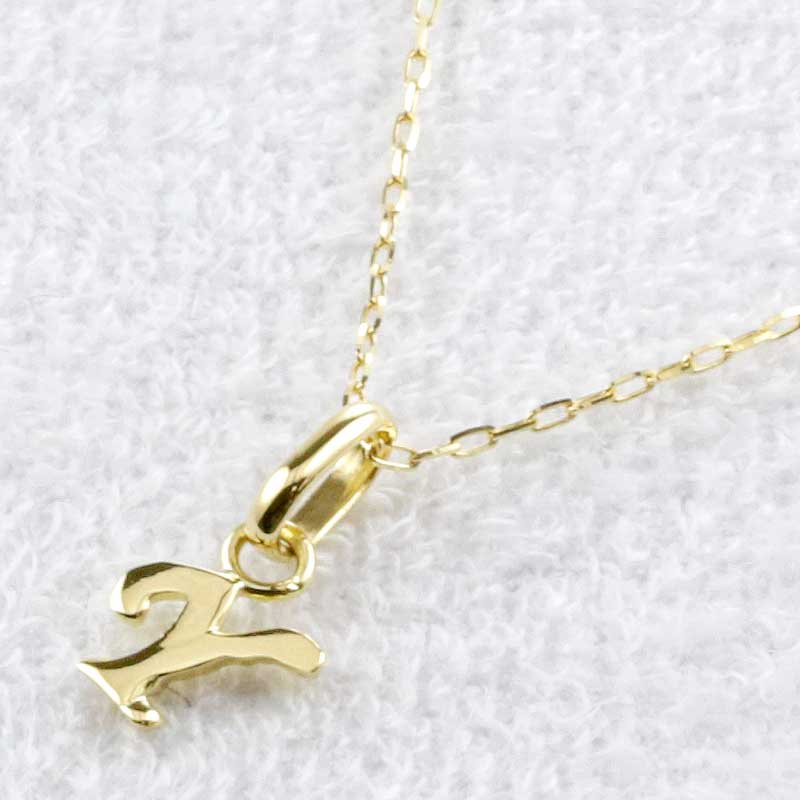 18金 イニシャル Y プチ ミニ ペンダントトップ ペンダント チャーム ブレスレットチャーム イエローゴールドk18 18k 地金 男女兼用 ユニセックス 男女問わず レディース
