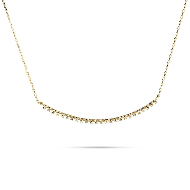【15%OFFクーポンあり】【最短発送】 18金ダイヤモンド ラインレディース ゴールド 18k イエローゴールドk18 ガーランド 女性