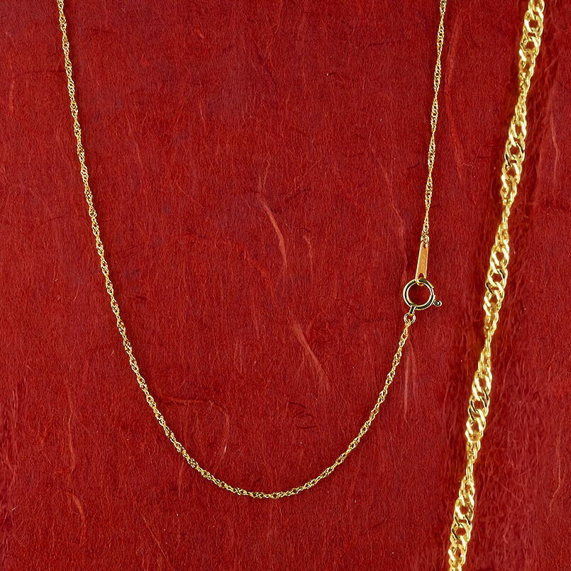 楽天市場】24金 純金 ネックレス チェーン レディース 40cm