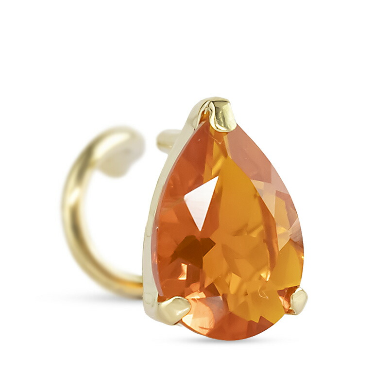 【最短発送】 18金 ピアス 片耳ピアス レディース メンズ ファイヤーオパール キャッチのいらないピアス つけっぱなし キャッチナッシャー ピアス ピアス キャッチなし ボディピアス イエローゴールドk18 18k シンプル 人気 女性 男性 男女兼用 ユニセックス