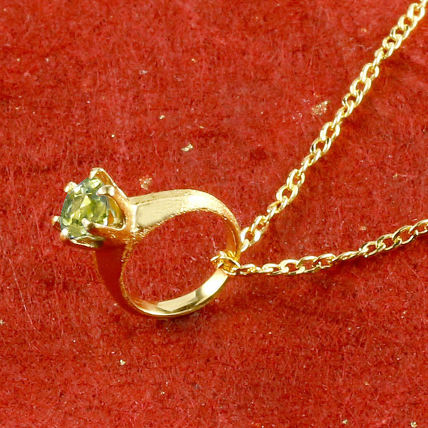 楽天市場 純金 24金 K24 ベビーリング 8月誕生石 ペリドット 一粒 ペンダント ネックレス 出産祝い 誕生日プレゼント 記念品 誕生祝 誕生日プレゼント レディース 楽ギフ 包装 コンビニ受取対応商品 送料無料 かざり屋