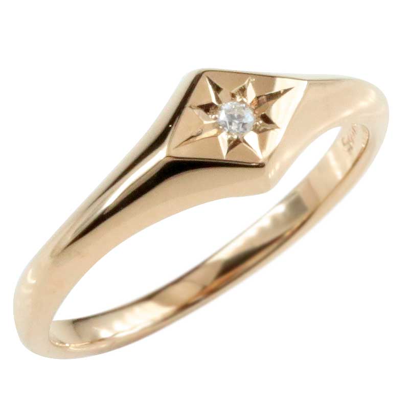 k18 印台指輪ダイヤ K18 印台 リング 0.314ct ダイヤモンドの買取実績 | 買取専門店