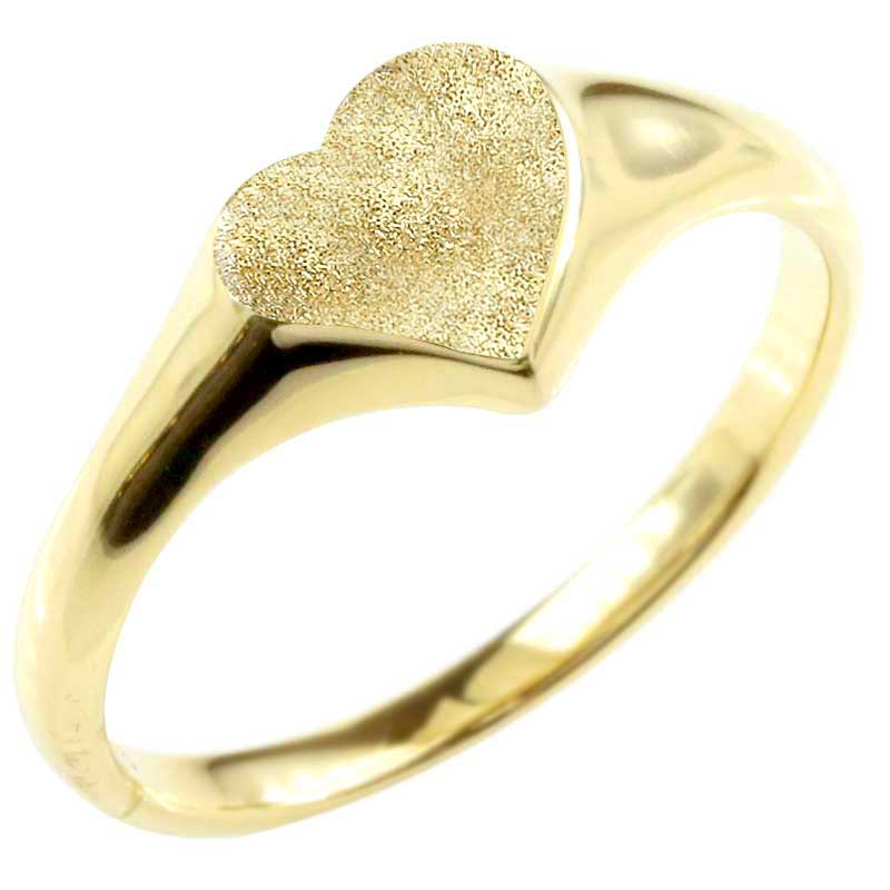 保存版 18金 レディース 印台 指輪 リング イエローゴールドk18 ピンキーリング 小さい印台 18k ハート スターダスト加工 ダイヤモンドダスト メンズ 楽ギフ 包装 コンビニ受取対応商品 大きいサイズ対応 送料無料 100 の保証 Www Kioskogaleria Com
