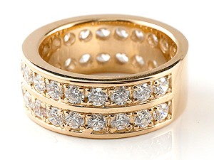 ディーコレクション] レディース ダイヤモンド 0.3ct ピンクゴールド K