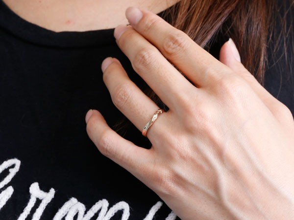 可愛すぎるフェミニンデザイン♪ 結婚指輪 ハワイアンジュエリー ペアリング ペア ピンクゴールドk10 指輪 フリーサイズ ハワイアンリング  プルメリア 10金 2本セット 送料無料 セール SALE 通販