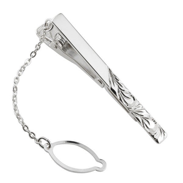 楽天市場】ネクタイピン ホワイトゴールド K14WG メンズ パーティ 結婚