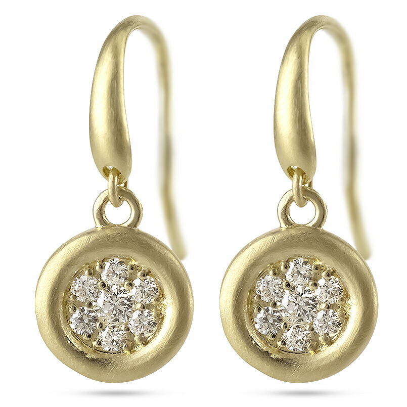 18金 ピアス k18 レディース ダイヤモンド ゴールド サークル フックピアス ペア 18k シンプル K18 揺れる ラウンド つや消し イエローゴールドk18 円 人気 ジュエリー フォーマル カジュアル 笑顔になるジュエリー お守り 人気 おしゃれ 大人 普段使い