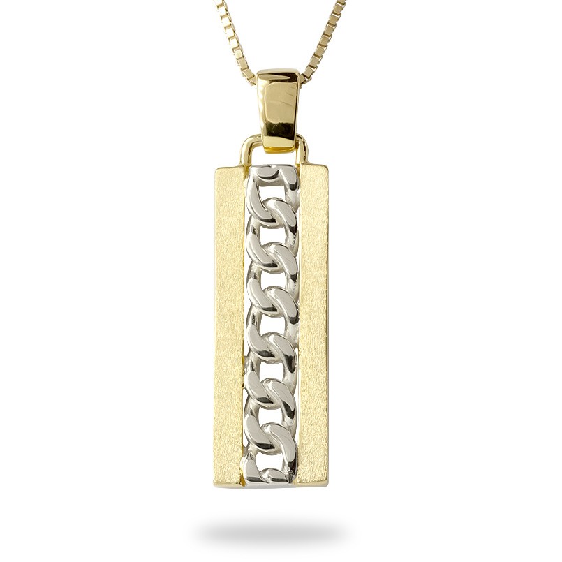 ネックレス メンズ 18金 ペンダントトップ 18k コンビ ペンダント コンビネーションリング ミックスカラー 喜平 プレート イエローゴールドk18 pt900 地金 シンプル 喜平チェーン つや消し 人気 男性 ペンダント プレゼント ギフト