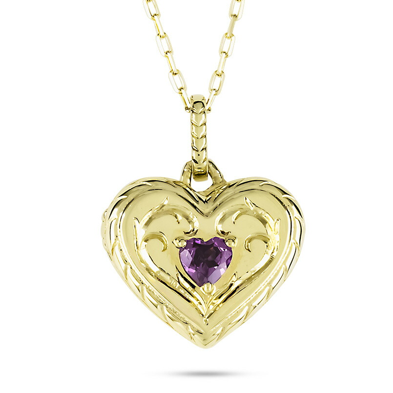 18金 ロケット ネックレス 選べる 天然石 ペンダントトップ レディース ゴールド 18k イエローゴールドK18 ハート シンプル おしゃれ 人気 送料無料
