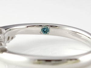 楽天市場】指輪の内側に宝石を留める エンゲージリング 結婚指輪