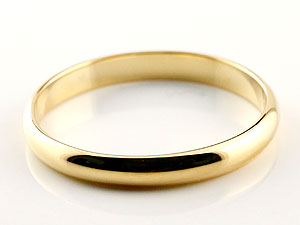 18金 ペアリング 指輪 イエローゴールドk18 マリッジリング 結婚指輪
