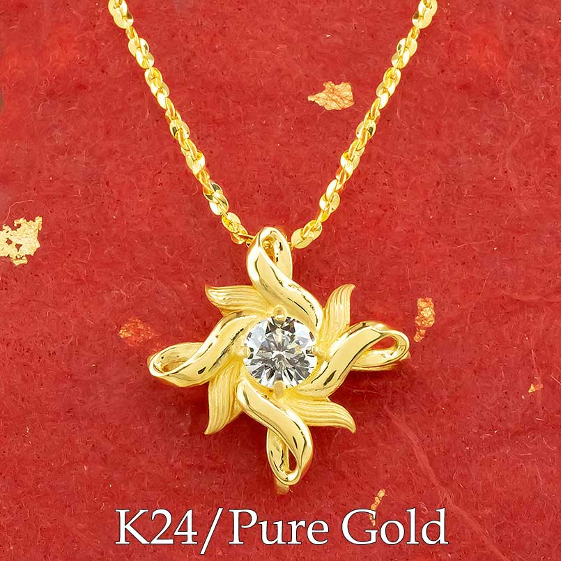(C042412)K18ネックレストップ 1Pダイヤ カレンダー 18金YG C042412)K18ネックレストップ 1Pダイヤ カレンダー 18金YG