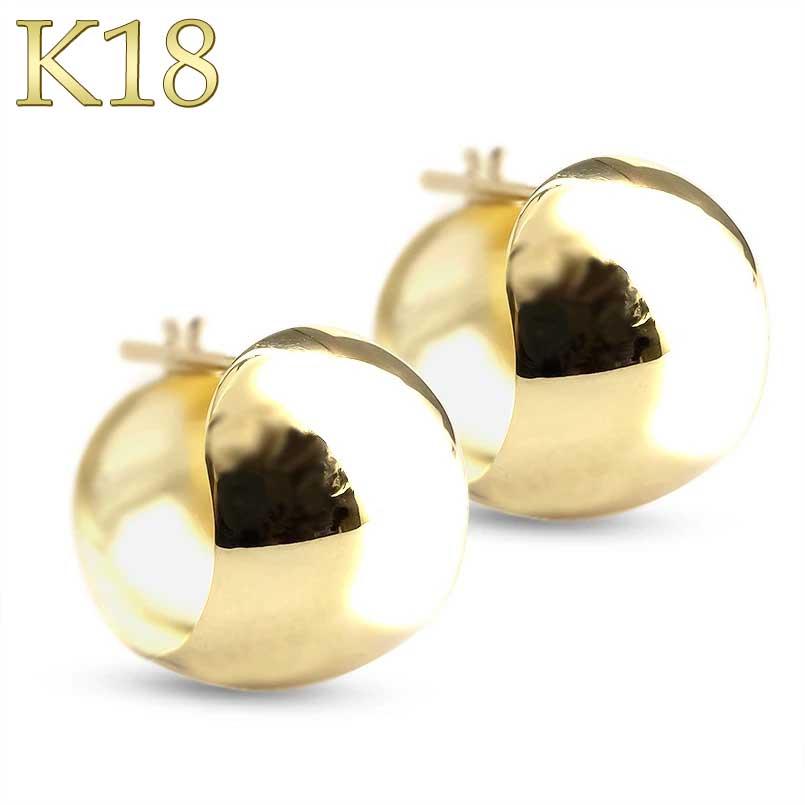楽天市場】【最短発送】 18金 ピアス フープピアス シンプル