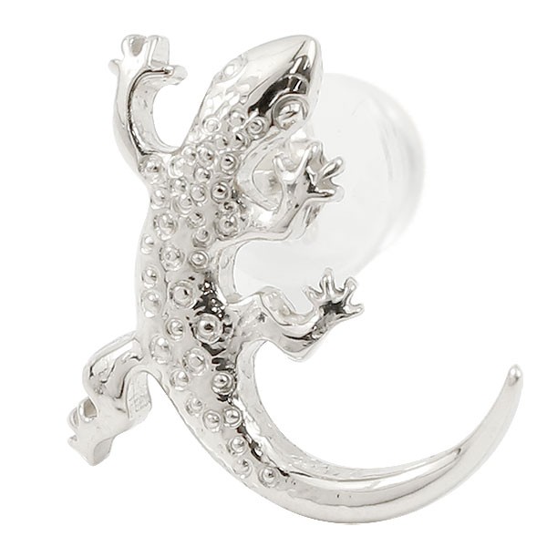 楽天市場】プラチナ ピアス 片耳ピアス とかげ トカゲ ヤモリ 蜥蜴