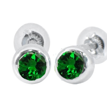 楽天市場】プラチナ ピアス グリーンガーネットピアス ピアス