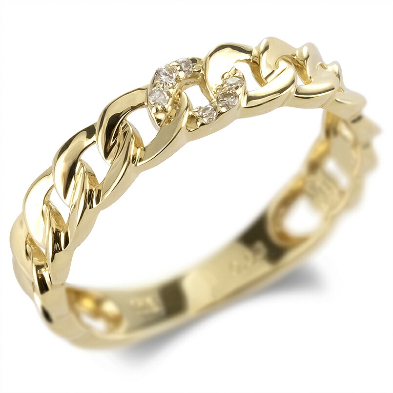 18金 リング ダイヤ3石⭐︎お値下げ！⭐︎ ダイヤモンド バラ リング 指輪 18金 イエローゴールド ギフト