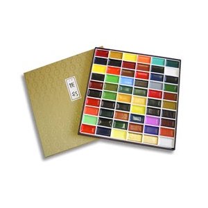 【ラッピング無料！】顔彩　吉祥　顔彩　上製　60色
