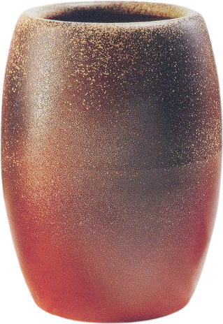 火色膜鳴楽器型傘立 （信楽焼き・瀬戸もの・傘立て ・雨季・部屋の入り口・納める・和風・今めかしい・日本製）