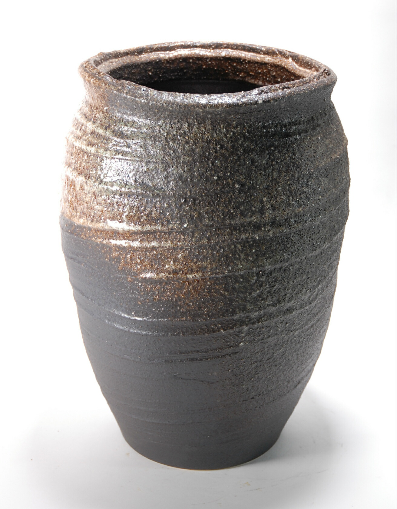 お値下げしました⤵信楽焼傘立て 線絵 高さ４５cm お値下げしました⤵信楽焼傘立て 線絵 高さ45cm