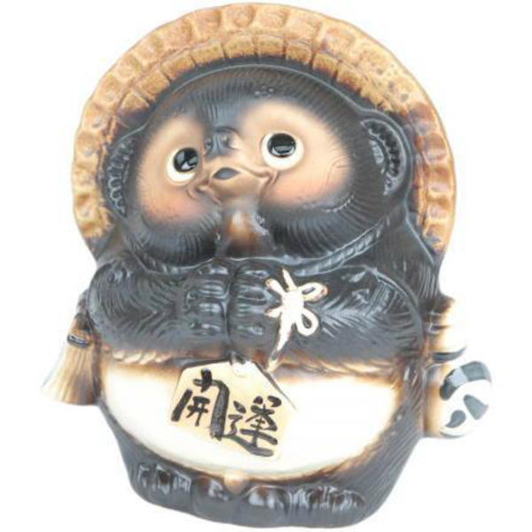 楽天市場】たぬき 木彫り 置物【匠の木彫り たぬき 】 狸 の 木彫り