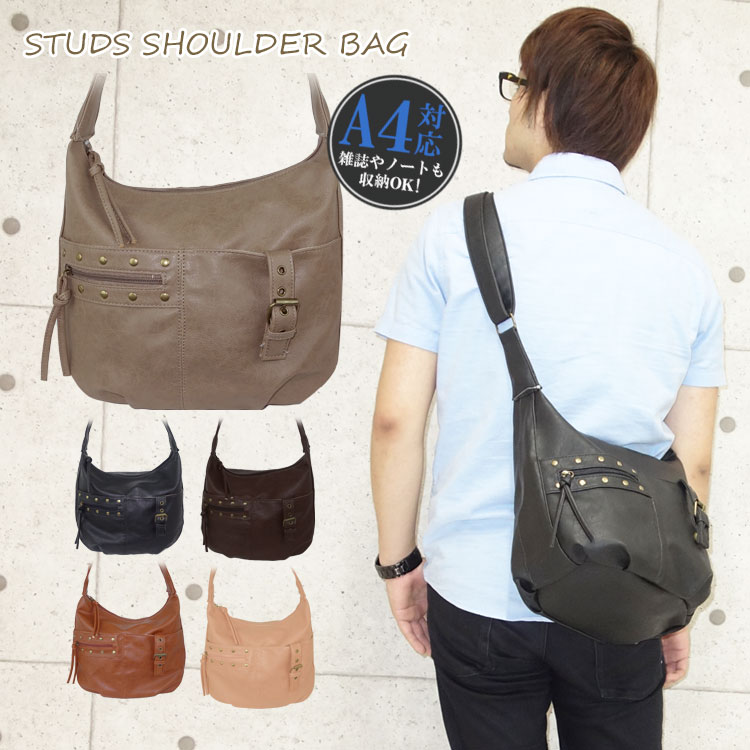 レッドウィング ショルダーバッグ 斜め掛け 大容量 ブラック A4 フラップ mens-bag-356.jpg
