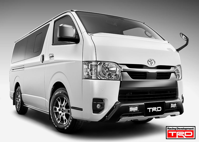 ハイエース 200系 全車用 TRD マッドフラップ (ブラック) 品番 車
