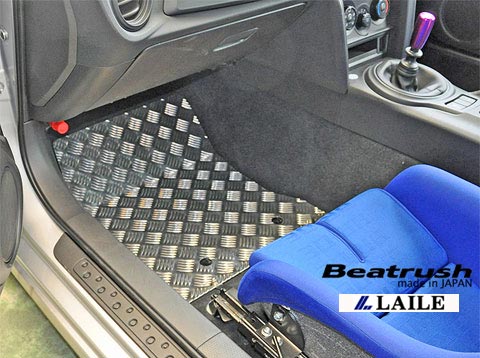 【 TOYOTA 86 (ハチロク) / SUBARU BRZ DBA-ZN6, ZC6 / FA20用 】 レイル ビートラッシュ アルミフロアーパネル 助手席側 ( 品番:S76400FPL ) LAILE Beatrush FLOOR PANEL ※送料無料 (沖縄県および離島は除く)