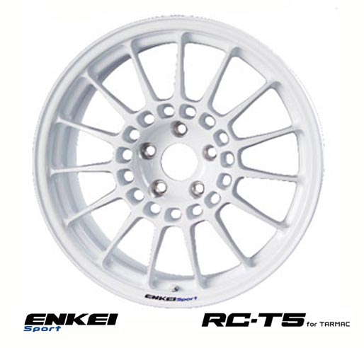 楽天市場】【 ENKEI Sports RC-T5 for TARMAC 】 17インチ 7.5J 5H-100 +35 ホワイト 1本 (エンケイ  スポーツ 軽量ホイール) : KAZOON カー用品 楽天市場店