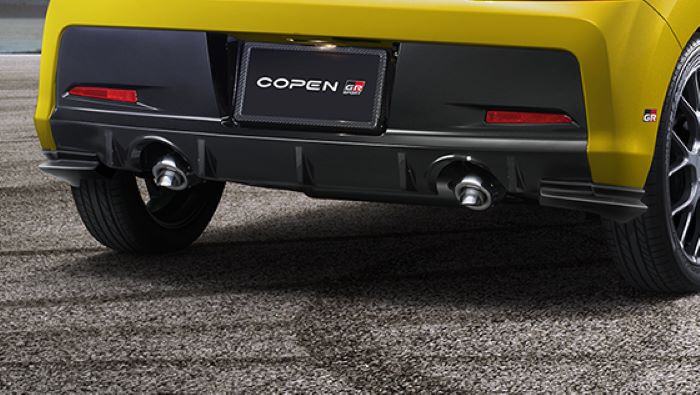 GR COPEN (ＧＲ コペン)　LA400K 用 ＴＲＤ ＧＲリヤサイドスポイラー (左右セット) 品番：MS343-B2001　(TRD GR Rear Side Spoiler PERFORMANCE PARTS 正規品) ※送料無料 (沖縄県および離島は除く)