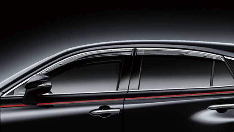 トヨタ　ハリアー　80系　サイドバイザー　08162-48030 純正品　未使用 トヨタ ハリアー 純正サイドバイザー 1台分 AXUH80、AXUH85