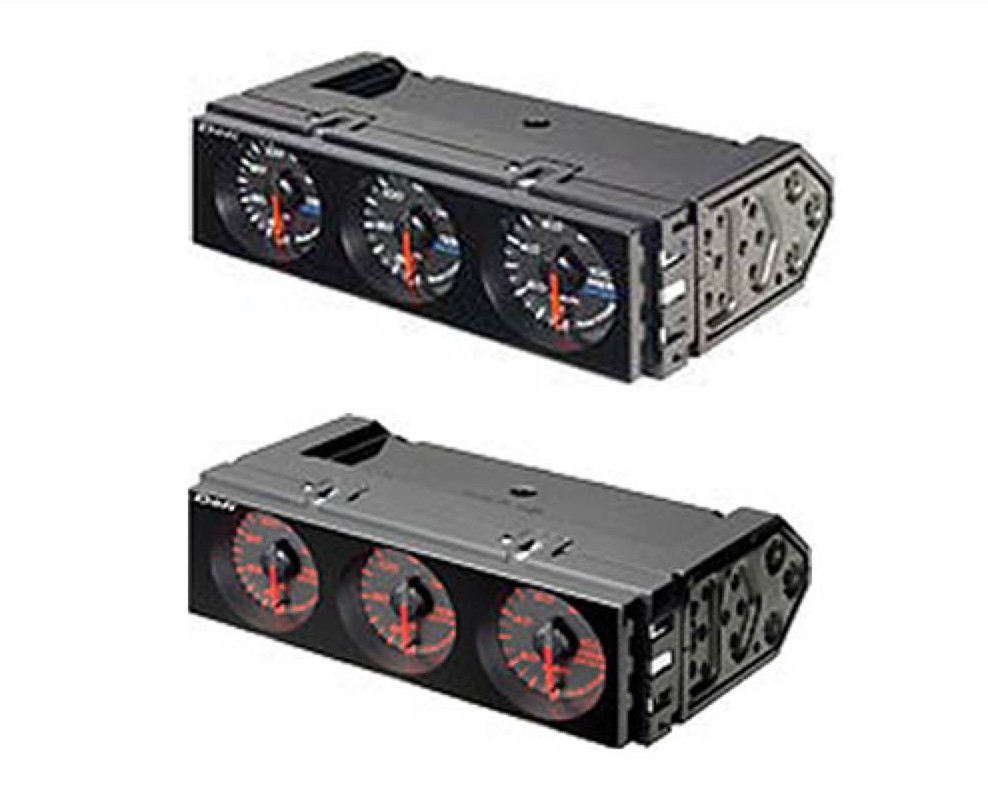 ☆ Defi DIN Gauge Style21 DF14403 3連メーター☆ 楽天市場】Defi DIN-Gauge Style21 (指針色：赤 / 目盛り色：白