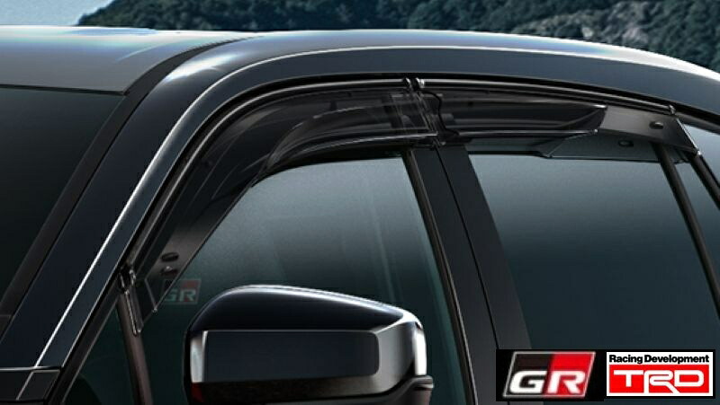 TOYOTA RAV4 60系　AXAP64 (プラグインハイブリッド車)用 ＴＲＤ ＧＲスポーツサイドバイザー (前後4枚セット)　品番： MS316-42004 (TRD PERFORMANCE PARTS 正規品) 送料無料 ※沖縄県その他離島は別途送料がかかります。