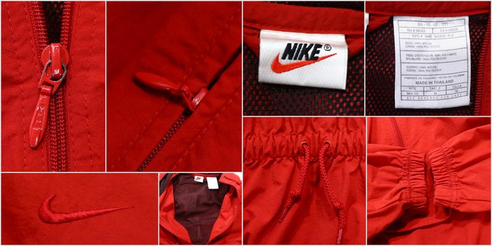 red nike suit