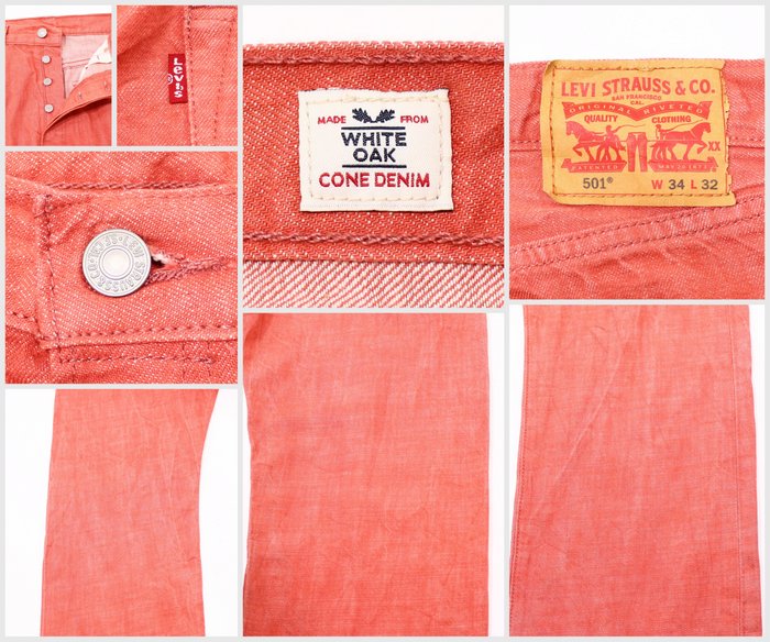 levis 501 pink