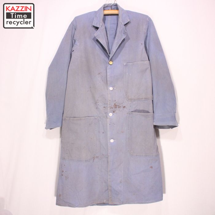 【楽天市場】古着 50s VINTAGE RELIABLE ショップコート★Lサイズ グレー：Vintage古着屋