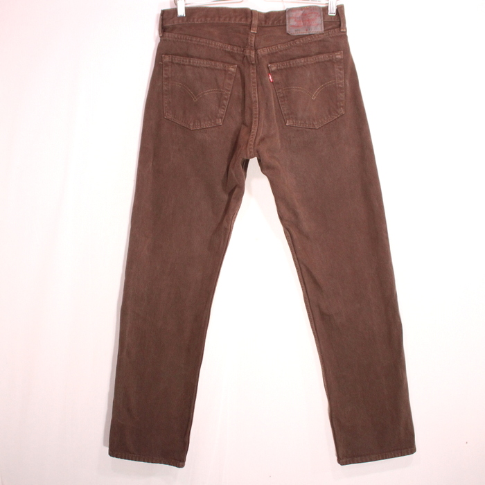 brown levis 501