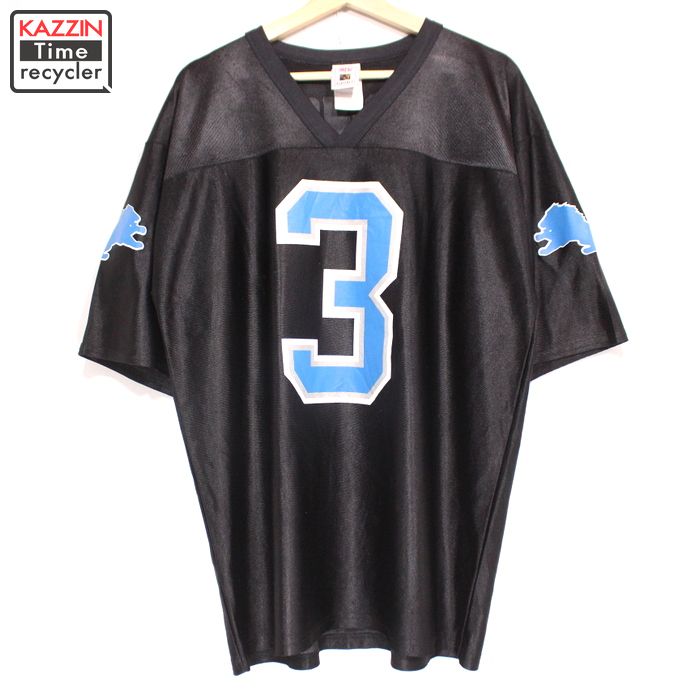 black detroit lions shirt