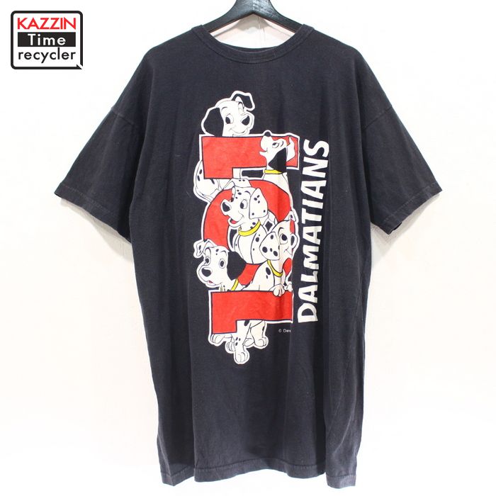 楽天市場 80s Disney 101匹わんちゃん 半袖 プリント Tシャツ キャラクターt 古着 Xlサイズ ブラック Vintage古着屋 Kazzintimerecycler