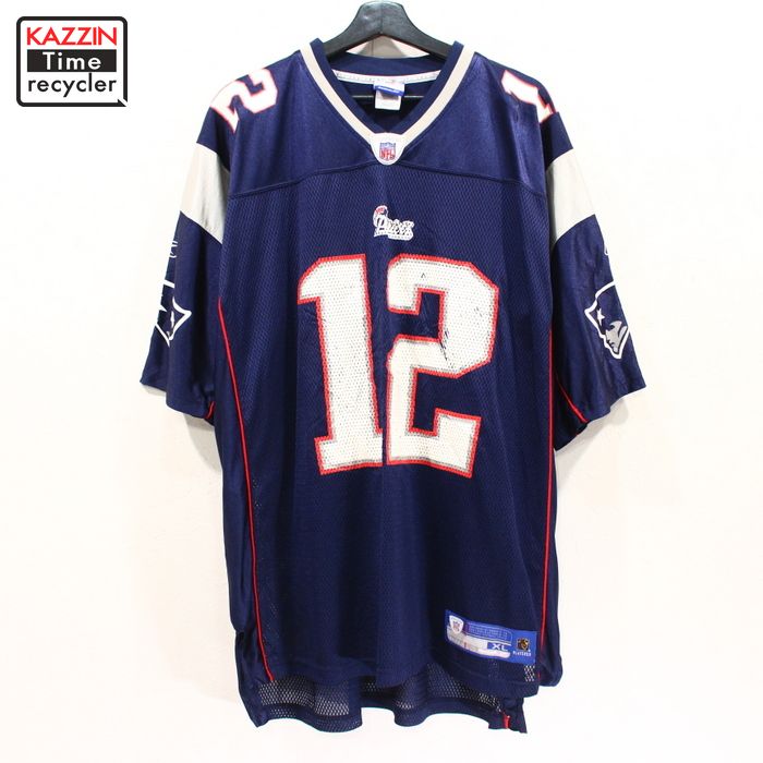 楽天カード分割】 トム・ブレイディ NFL ペイトリオッツ XL サイズ Reebok ジャージ - アメリカンフットボール - alrc.asia