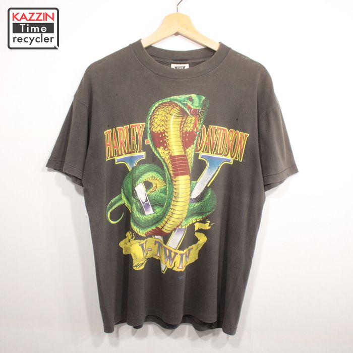 人気特価激安 90s Usa製 ハーレーダビッドソン V Twin ヴィンテージ 半袖 プリント Tシャツ 古着 表記mサイズ ブラック 送料込 Hillcrestcare Org