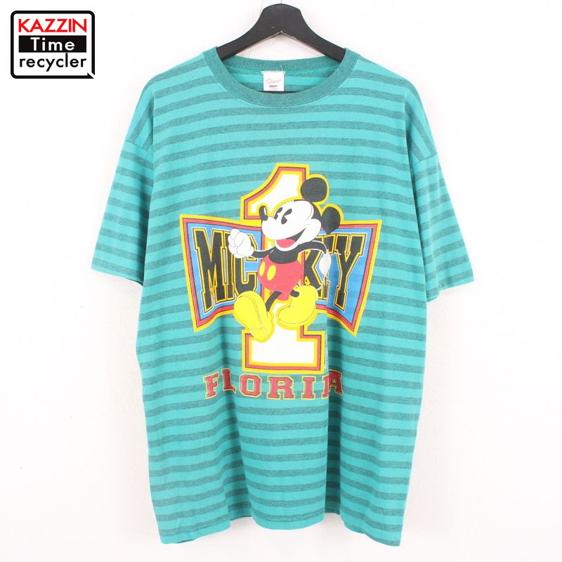 90s Usa製 Disney パディ口腔 エッジ筋骨 半袖 印刷 Tワイシャツ 人格 古着 筆記xl号 翠濃緑 90年紀身代わり ディズニー Mickey アメリカ製 緑 中古物件 Used Pasadenasportsnow Com