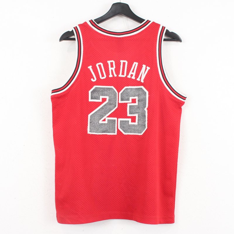 Nba シカゴブルズ Bulls マイケルジョーダン Jordan 23 スウィングマン ユニフォーム ゲームジャージ ナイキ バスケ 古着 表記lサイズ レッド Butlerchimneys Com