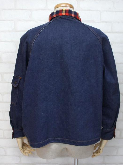 楽天市場 古着 80s デニムジャケット 80年代サーフファッションプレッピーファッションチェック柄アメリカ古着アメカジ古着lサイズ Xlサイズ 中古 メンズ 古着xxlサイズ プレゼント ギフト 衣装 Vintage古着屋 Kazzintimerecycler