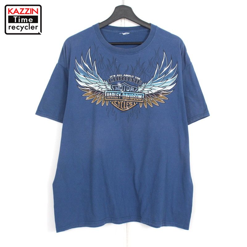 ビッグサイズ★HARLEY DAVIDSON スカル Tシャツ ハーレー 黒