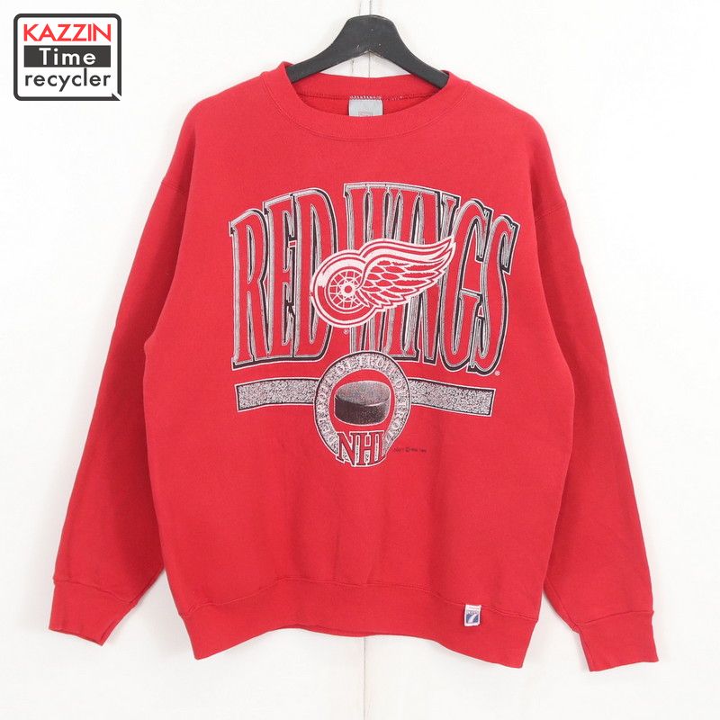 【楽天市場】90s NHL デトロイト・レッドウィングス スウェット トレーナー 古着 ★ メンズ 表記Lサイズ レッド:Vintage古着屋