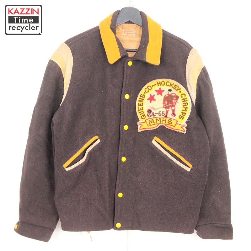 【楽天市場】60s ヴィンテージ SPORTSWEAR SPECIALTIES ロング スタジャン 古着 ★ メンズ Lサイズ相当 ブラウン