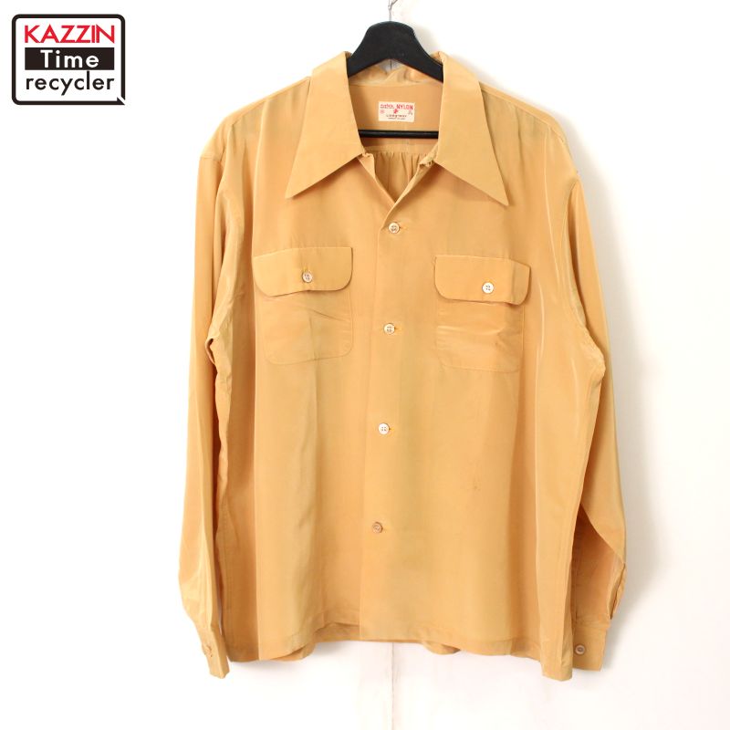 楽天市場】DEADSTOCK 50's JOCKEY Rayon Open Collar Shirt M / デッド