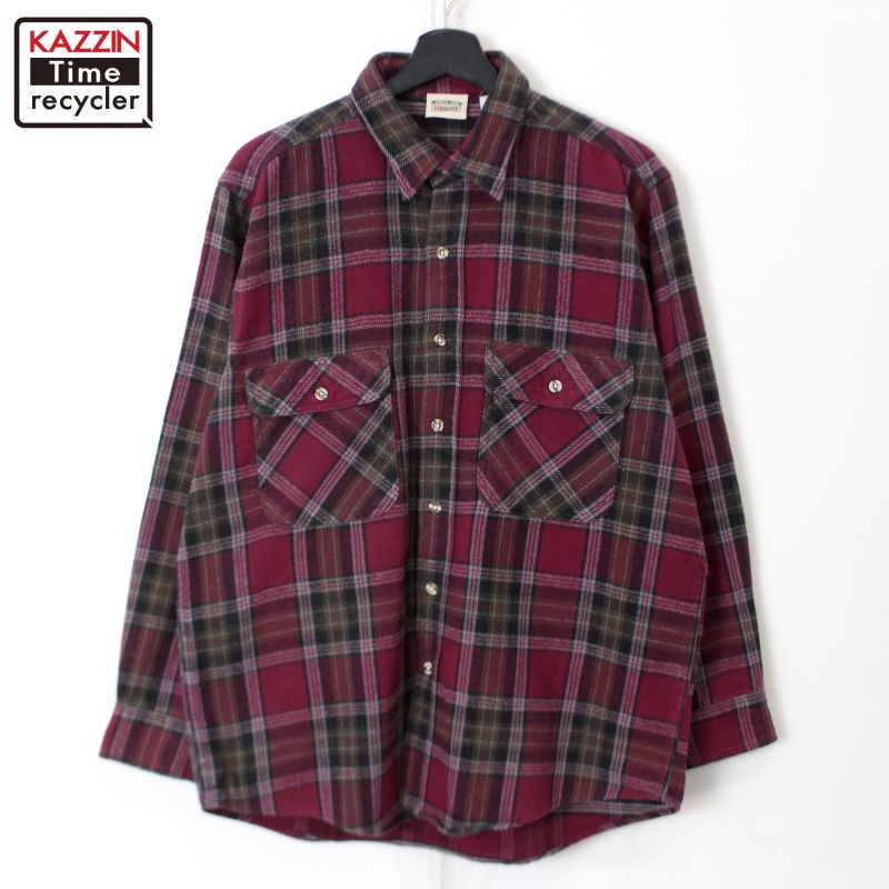 50s ファイブブラザー ビンテージ　ヴィンテージ　マチ付き　ウールシャツ 50s FIVE BROTHER Vintage Wool Shirt マチ付き UNION