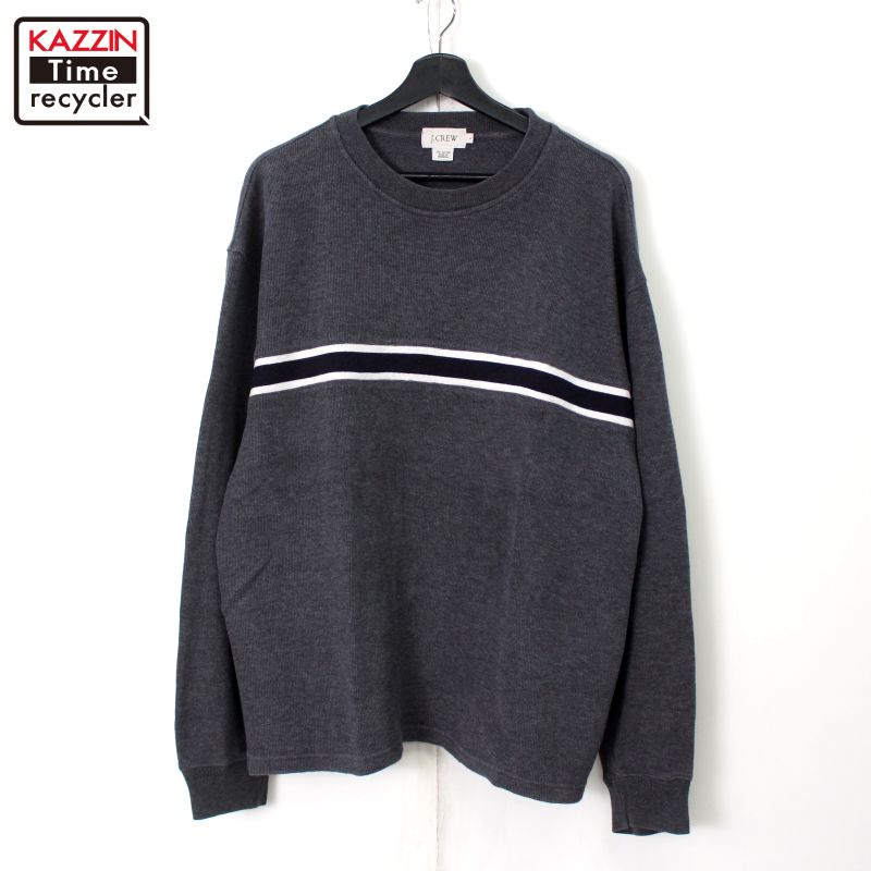 楽天市場】00s J.CREW Vネック ボーダー ウール ニット セーター L / J